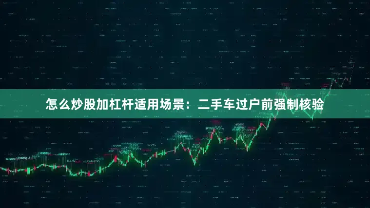 怎么炒股加杠杆适用场景：二手车过户前强制核验
